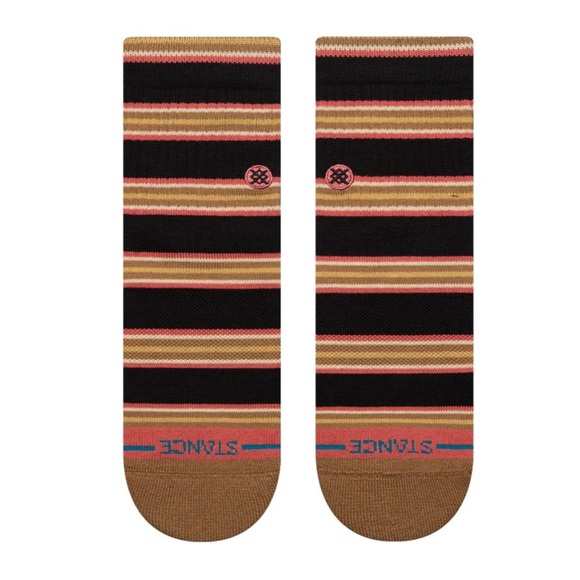 STANCE MEN’S QUARTER HEIGHT CASUAL W/INFIKNIT STRIPED MID CUSHION SIZE LARGE NWT - Picture 4 of 5